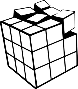 Gambar vektor Kubus Rubik