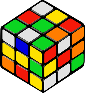 Illustrazione vettoriale di cubo di Rubik