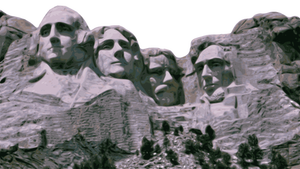 Mount Rushmore-Vektor-Bild