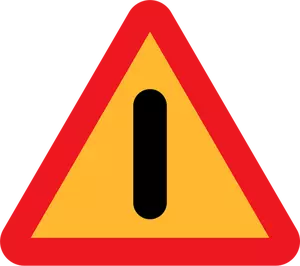 Dangers road sign vector illustration