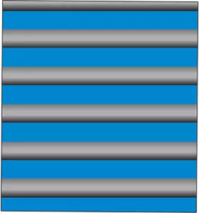 Silver bars gradient vector image