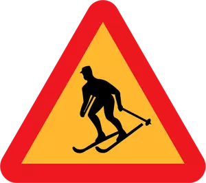 スキーヤーのベクトル記号の禁止