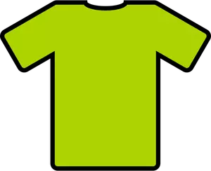 Illustration de vecteur vert t-shirt