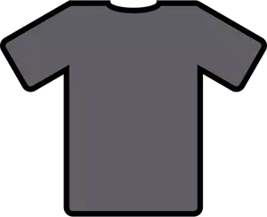 Graues T-shirt-Vektor-Bild