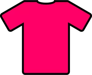 Pink t-shirt vektor gambar