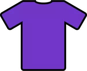Gambar vektor t-shirt ungu