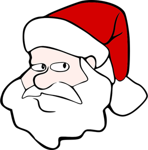 Rysunek wektor Święty Mikołaj
