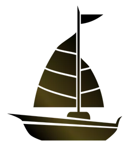 Einfache Segelboot