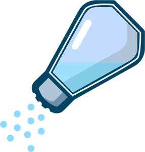 Take it with a grain of salt Royalty Free Vector Clip Art