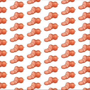 Sausage seamless pattern