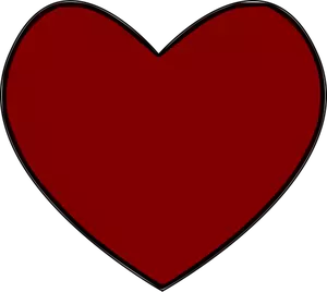 Kuva punaisesta sydämestä