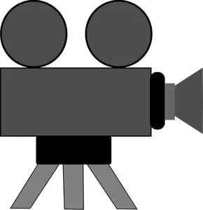 Immagine vettoriale film fotocamera webicon