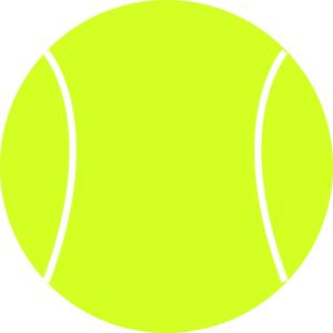 Tennis Ball Vektorgrafik