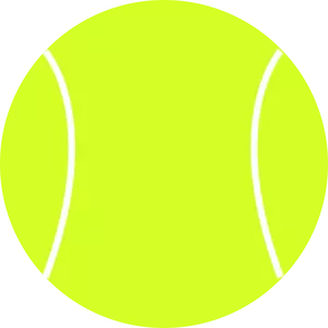 Tennis ball vektortegning