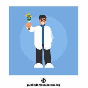 Forskare som odlar pengaträdet