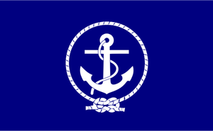Seepfadfinder Flagge Vektor