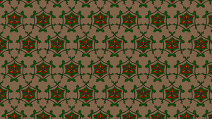 Dekorativa hexagoner sömlösa mönster