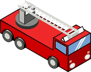 Fire emergency truck vector image