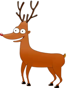 Rudolf a rena Vector imagem