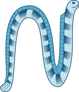 Sea snake vector clip art