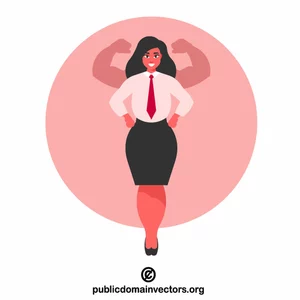 Self confident woman