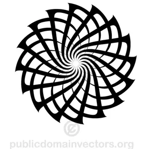 Abstract geometric vector element