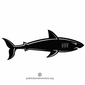 Shark silhouette clip art graphics