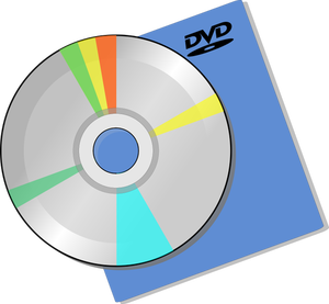 Disco de DVD sobre uma imagem de manga