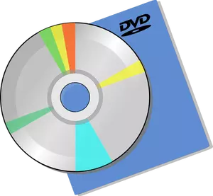DVD-skiva över en ärm bild
