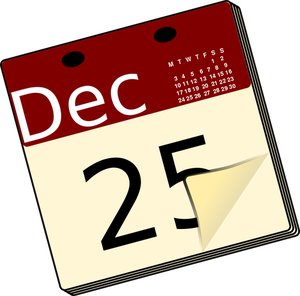 Spiral kalendern ikonen vektor ClipArt