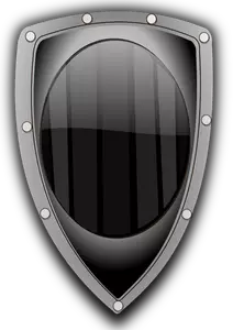 Metal shield vector illustration