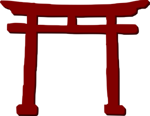 Torii - Shinto gate vektor image