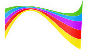 LGBT rainbow wstążki