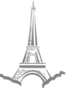 Eifflel toren vector afbeelding