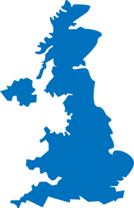 Vereinigtes Königreich-Karte-Vektor-Bild