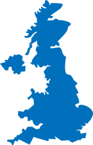 Verenigd Koninkrijk kaart vector afbeelding
