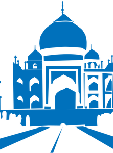 Taj Mahal wektor grafika