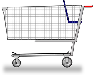Shopping cart sign vector image