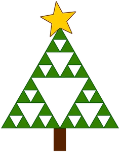 Geometrice pomul de Crăciun
