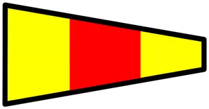 Bandeira de sinal colorido