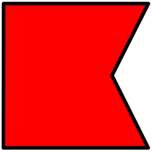 Red signal flag