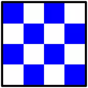 Vierkante signaal vlag