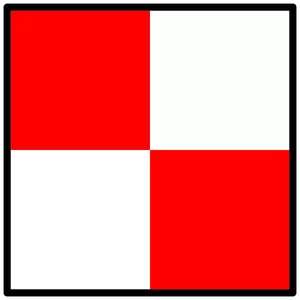 Vierkant vlag
