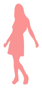 Vaaleanpunainen nainen kuva