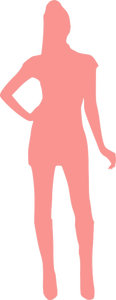 Female in mini skirt