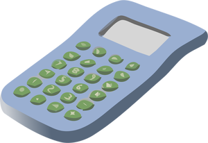 Clipart vectorial de calculadora simple