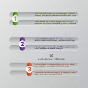 Simple infographics templates