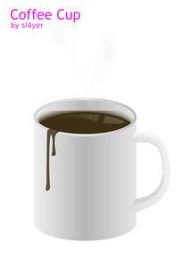 Image vectorielle de café dans la tasse