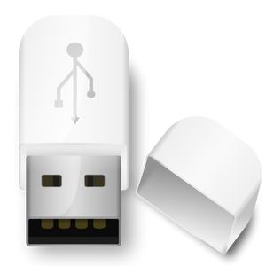 Illustrazione vettoriale della chiavetta USB