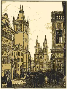 Piaţa vechi Praga